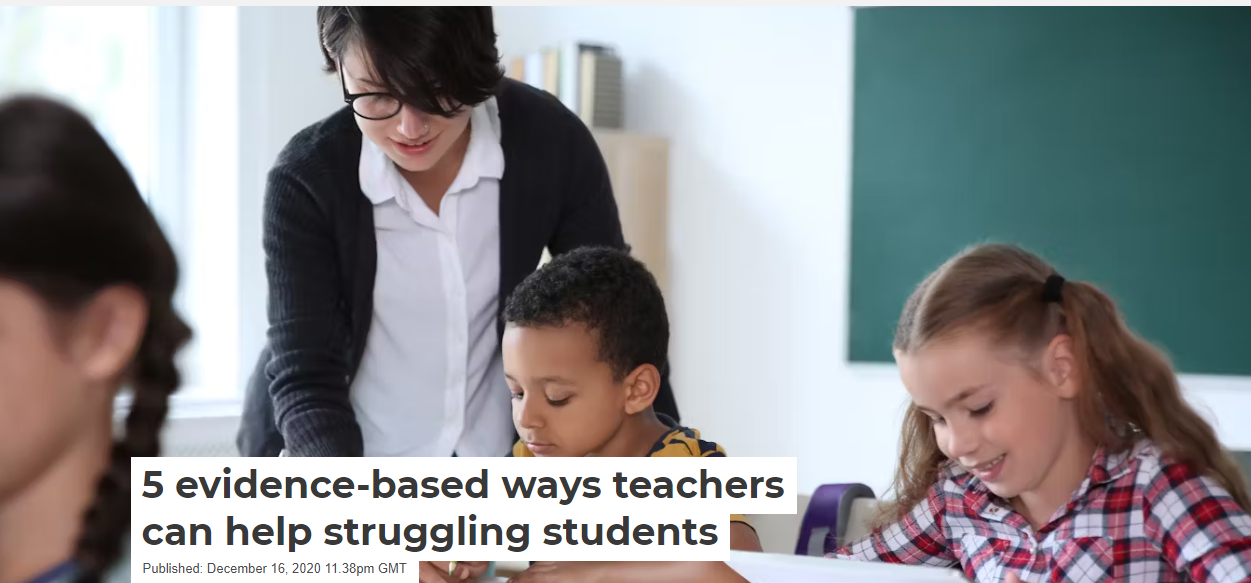 Strategies For Helping Struggling Students In Schools