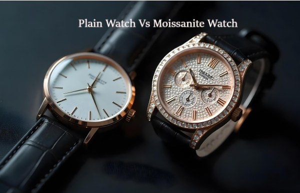 Plain Watches vs. Moissanite Watches: The Ultimate Guide